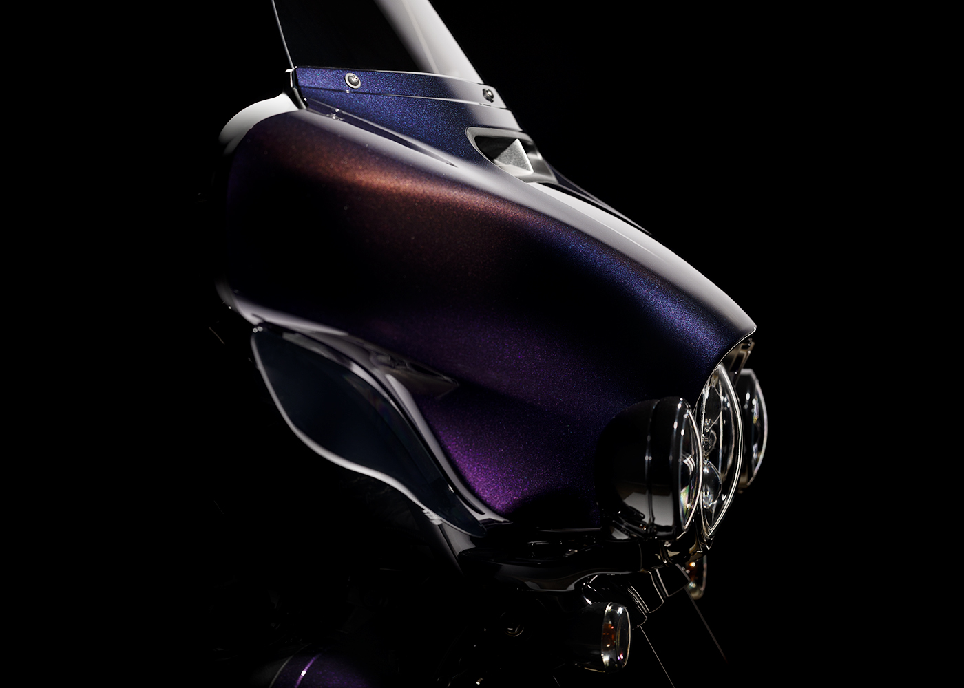 Motorcycle beauty shot