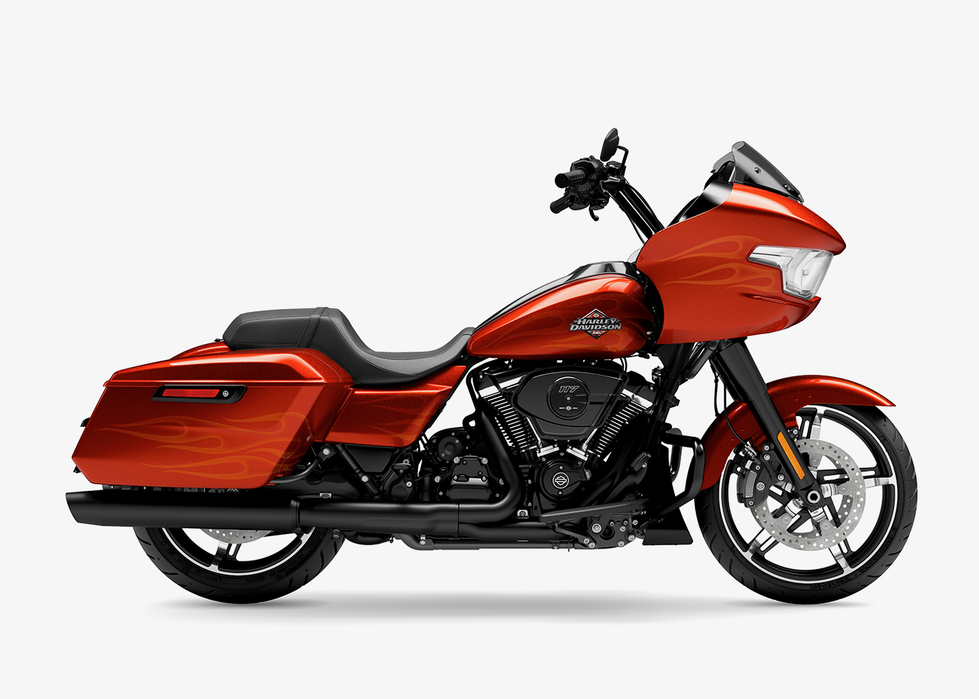 Motorcycle beauty shot