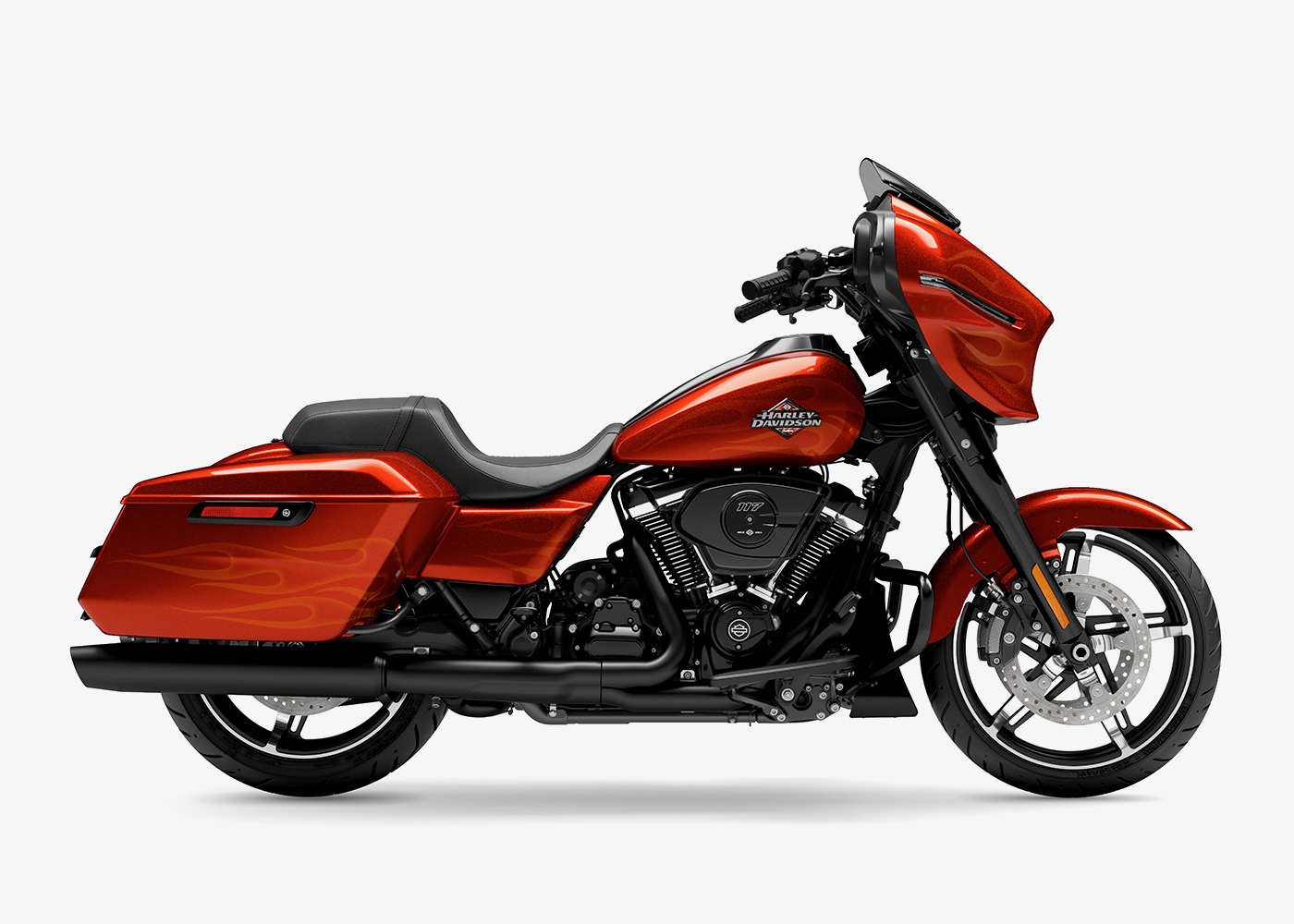 Motorcycle beauty shot